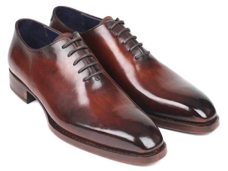 paul parkman paul parkman goodyear welted wholecut oxfords brown hand painted id 044brw 36482707652866