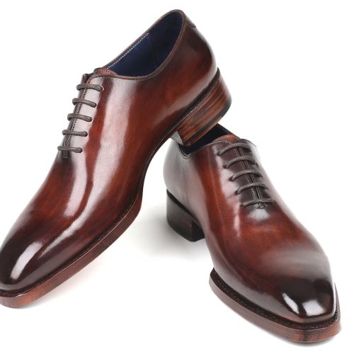 paul parkman paul parkman goodyear welted wholecut oxfords brown hand painted id 044brw 36482707685634