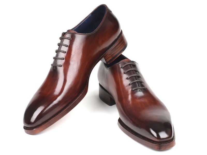 paul parkman paul parkman goodyear welted wholecut oxfords brown hand painted id 044brw 36482707685634