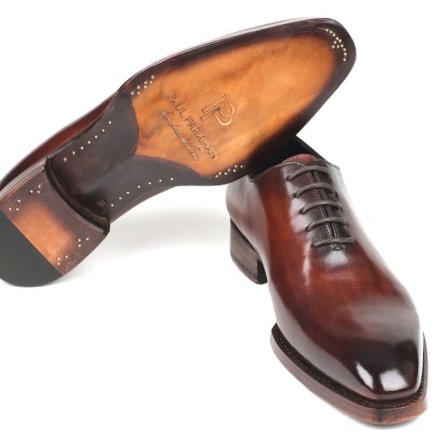 paul parkman paul parkman goodyear welted wholecut oxfords brown hand painted id 044brw 36482707751170