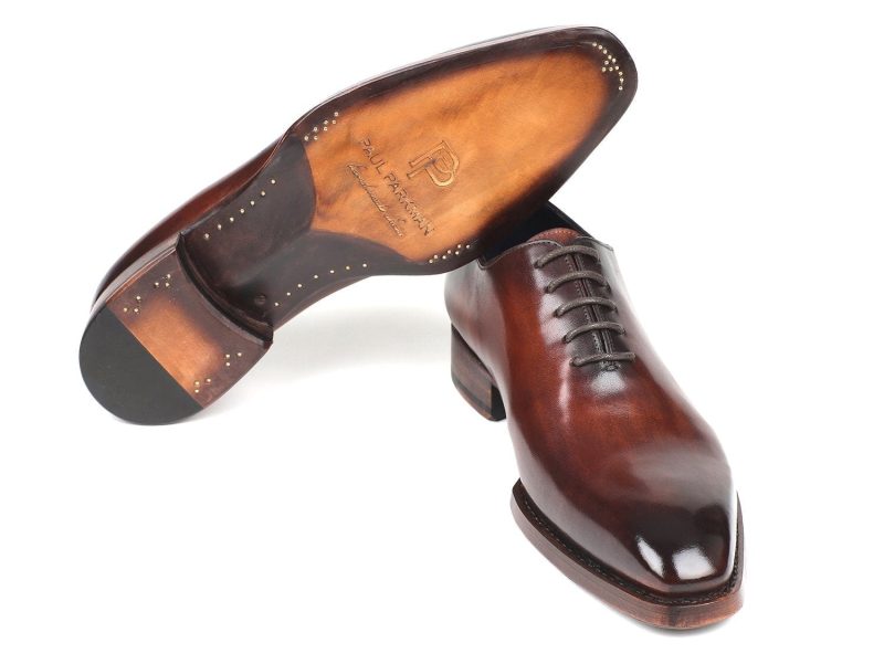 paul parkman paul parkman goodyear welted wholecut oxfords brown hand painted id 044brw 36482707751170