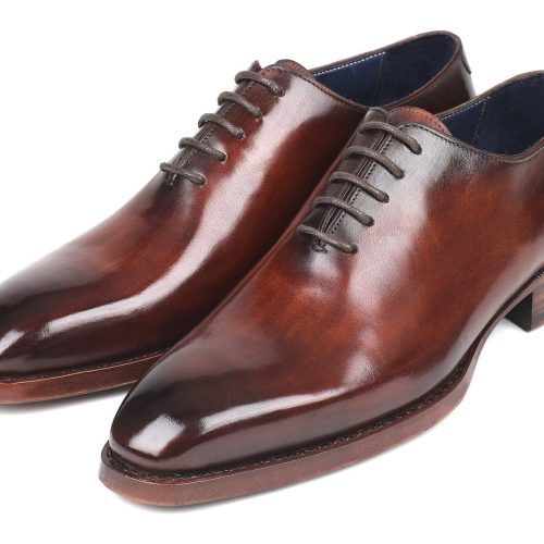 paul parkman paul parkman goodyear welted wholecut oxfords brown hand painted id 044brw 36482707783938