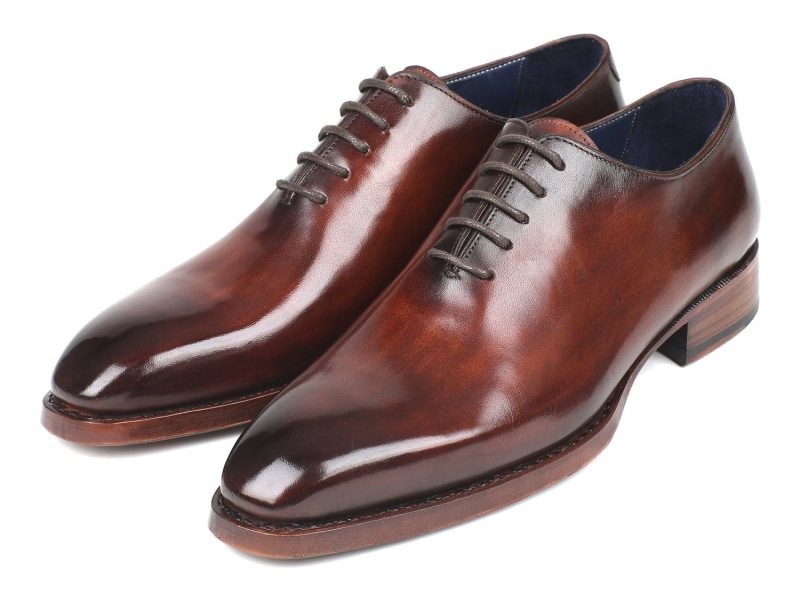 paul parkman paul parkman goodyear welted wholecut oxfords brown hand painted id 044brw 36482707783938