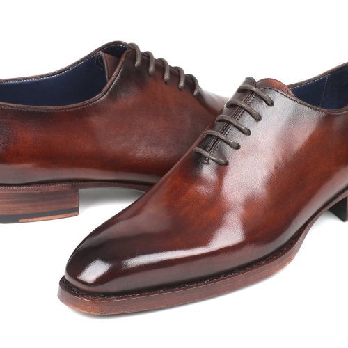 paul parkman paul parkman goodyear welted wholecut oxfords brown hand painted id 044brw 36482707849474