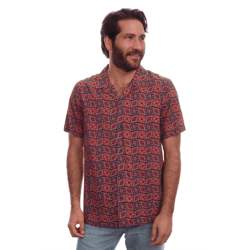 px clothing short sleeve shirt shirt zane rayon shirt 41418119348482