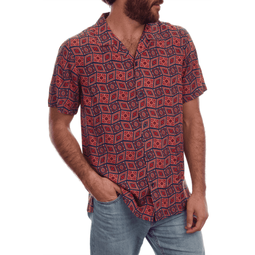 px clothing short sleeve shirt shirt zane rayon shirt 41418119414018