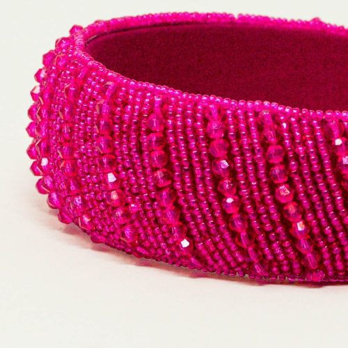 q2 women s hat one size fuchsia india headband with beads in fuchsia 9334107 56520 2334100721014 39141873647874