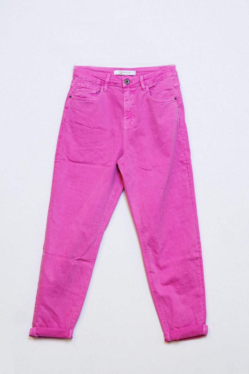 q2 women s jean ankle skinny basic jeans in pink ankle skinny basic jeans in pink 40897558249730