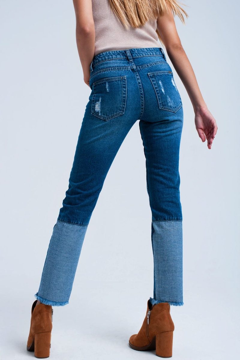 q2 women s jean worn straight jeans 39086710358274