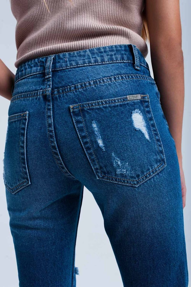 q2 women s jean worn straight jeans 39086710423810