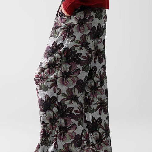 q2 women s pants trousers wide leg pants in floral print wide leg pants in floral print 42084497621250