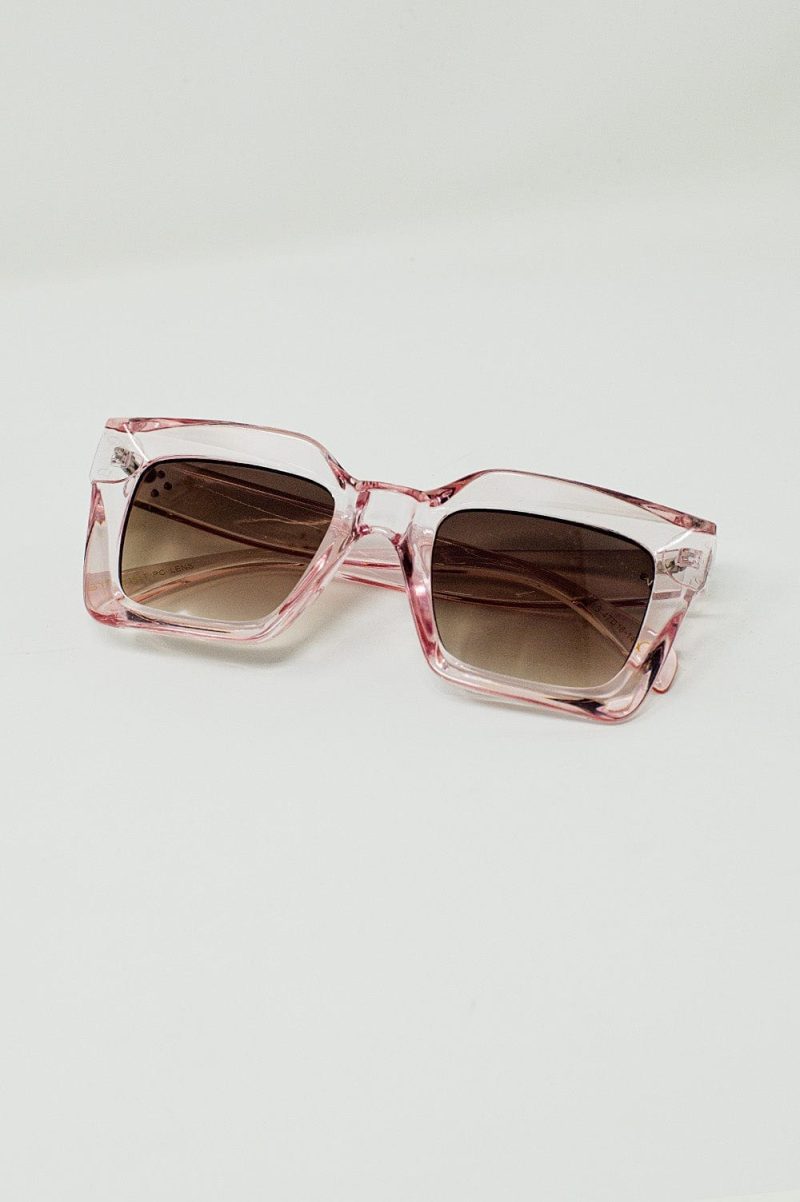 q2 women s sunglasses one size pink 90 s squared sunglasses in pink 90 s squared sunglasses in pink 9377626 56780 2377702621016 39271026917634