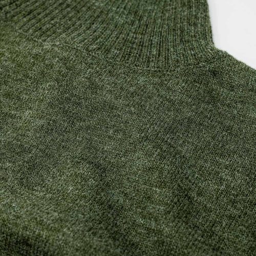 q2 women s sweater chunky knit sweater in green with turtleneck chunky knit sweater in green with turtleneck 42084511121666