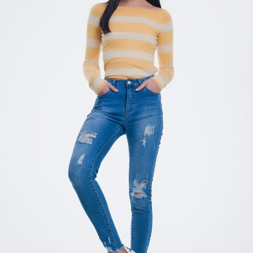 q2 women s sweater yellow striped sweater yellow striped sweater with boat neck 39086929772802